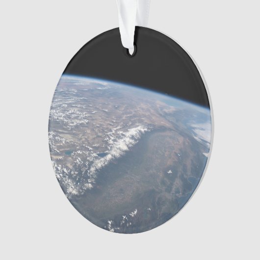 カリフォルニアとネバダは宇宙から見た。 オーナメント (正面)
