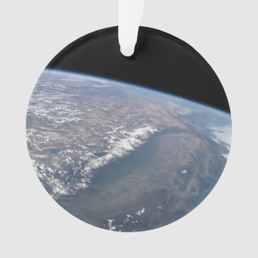 カリフォルニアとネバダは宇宙から見た。 オーナメント (正面)