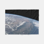 カリフォルニアとネバダは宇宙から見た。 フリースブランケット (正面(横))