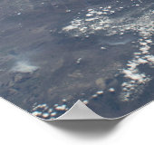 カリフォルニアとネバダは宇宙から見た。 ポスター (角)