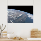 カリフォルニアとネバダは宇宙から見た。 ポスター (キッチン)