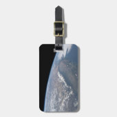 カリフォルニアとネバダは宇宙から見た。 ラゲッジタグ (正面縦)