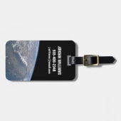 カリフォルニアとネバダは宇宙から見た。 ラゲッジタグ (正面横)