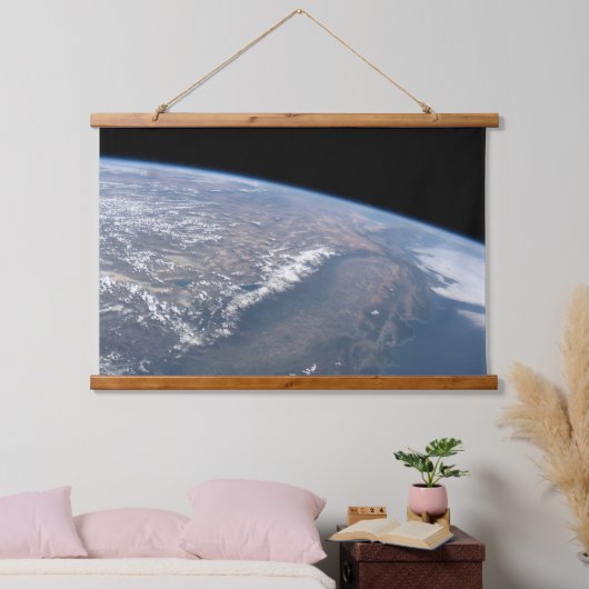 カリフォルニアとネバダは宇宙から見た。 吊り下げ型タペストリー (寝室)