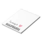 カリフォルニアに引っ越す ノートパッド (回転)