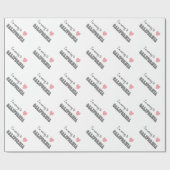 カリフォルニアに引っ越す ラッピングペーパー (フラット)