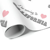 カリフォルニアに引っ越す ラッピングペーパー (ロールコーナー)