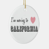 カリフォルニアに引越します セラミックオーナメント (右)