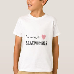 カリフォルニアに引越します Tシャツ