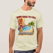 カリフォルニアに戻る メンズ Tシャツ (正面)