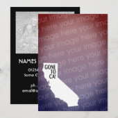 カリフォルニアに行く フォトカード (正面/裏面)