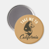 カリフォルニアに連れて行って マグネット (正面/裏面)