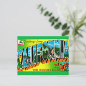 カリフォルニアのご挨拶ポストカード ポストカード (スタンド正面)