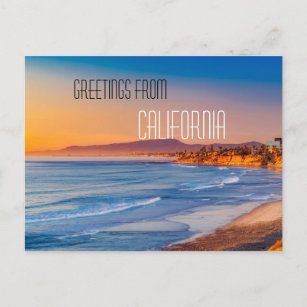 カリフォルニアのはがきからの挨拶 ポストカード