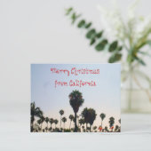 カリフォルニアのはがきからメリークリスマス シーズンポストカード (スタンド正面)