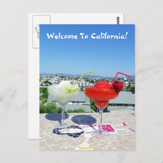 カリフォルニアのはがきへようこそ! ポストカード (正面/裏面)