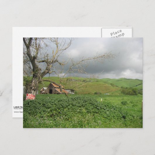 カリフォルニアのはがき – ギルロイ，カリフォルニア ポストカード (正面/裏面)