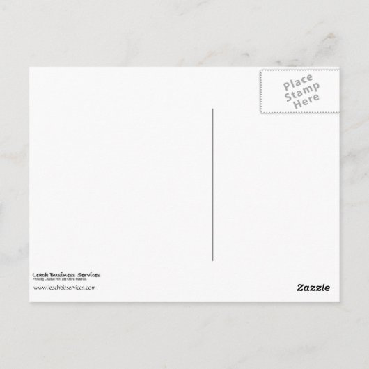 カリフォルニアのはがき – ギルロイ，カリフォルニア ポストカード (裏面)