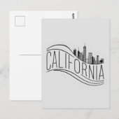カリフォルニアのはがき ポストカード (正面/裏面)