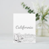 カリフォルニアのはがき ポストカード (スタンド正面)