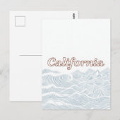 カリフォルニアのはがき ポストカード (正面/裏面)