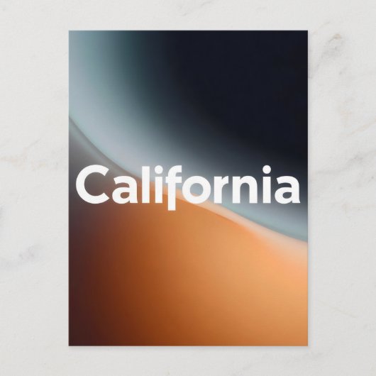 カリフォルニアのはがき ポストカード (正面)