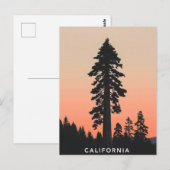 カリフォルニアのはがき ポストカード (正面/裏面)