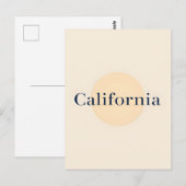 カリフォルニアのはがき ポストカード (正面/裏面)