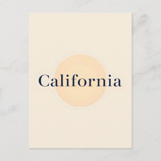 カリフォルニアのはがき ポストカード (正面)