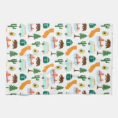 カリフォルニアのアイコン キッチンタオル (横)