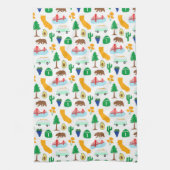 カリフォルニアのアイコン キッチンタオル (縦)