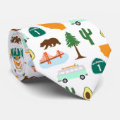 カリフォルニアのアイコン ネクタイ (ロール)