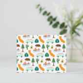 カリフォルニアのアイコン ポストカード (スタンド正面)