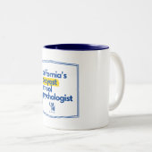 カリフォルニアのオケイエスト学園心理学者 ツートーンマグカップ (正面右)