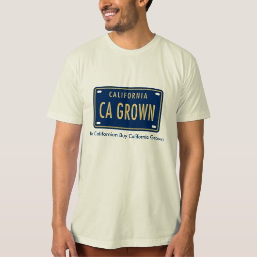 カリフォルニアのオーガニックGrown Logo Tシャツ (正面)