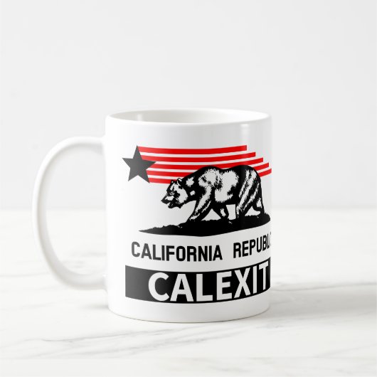 カリフォルニアのカルジット コーヒーマグカップ (左)
