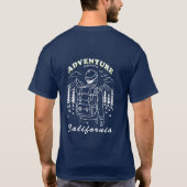 カリフォルニアのキャンプ Tシャツ (裏面)