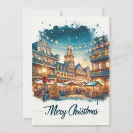 カリフォルニアのクリスマスの光景：風光明媚な休日 シーズンカード