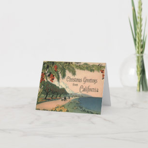 カリフォルニアのクリスマス シーズンカード
