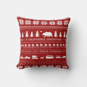 カリフォルニアのクリスマス |休日のパタクールーン クッション (正面)