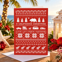 カリフォルニアのクリスマス - 愛 喜び 平和 陽光