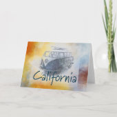 カリフォルニアのグリーティングカード カード (正面)