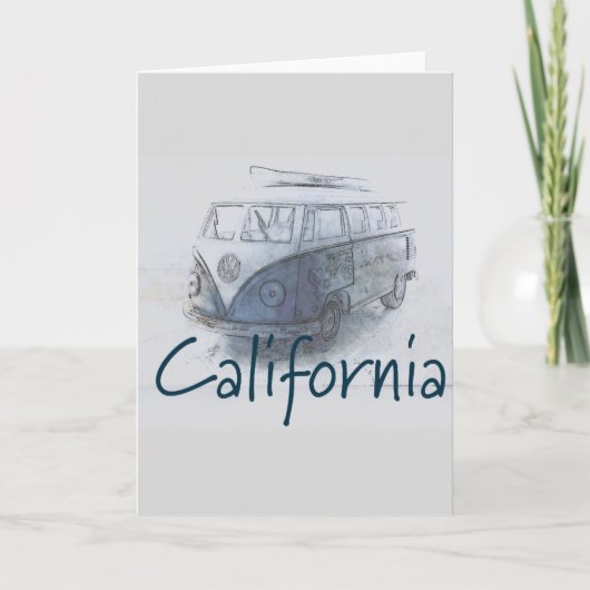 カリフォルニアのグリーティングカード カード (正面)