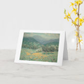 カリフォルニアのケシの風景(1213) カード (黄色い花)