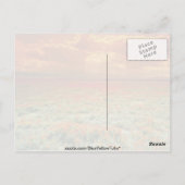 カリフォルニアのケシ畑の砂漠の夕日。 ポストカード (裏面)