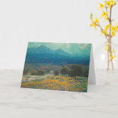 カリフォルニアのケシ畑 | グランビルレドモンド カード (黄色い花)