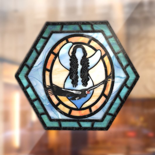 カリフォルニアのコンドル女神の窓の執着 ウィンドウサイン (シート2)