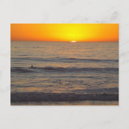 カリフォルニアのサンセットケンゲージ写真 ポストカード (正面)