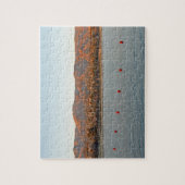 カリフォルニアのサンセットマウンテンサンタバーバラ ジグソーパズル (縦)