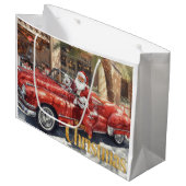 カリフォルニアのサンタクロースからクリスマスプレゼント ラージペーパーバッグ (正面アングル)